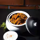 Authentic Thalappakatti biryani served at High Brew restaurant